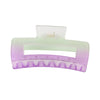 simple style gradient color plastic stoving varnish hair claws
