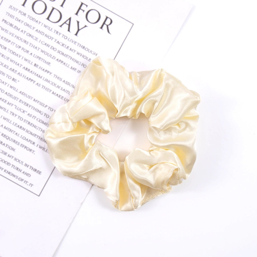 simple style solid color cloth hair tie