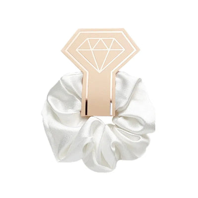 Women's Casual Simple Style Streetwear Solid Color satin Rib-Knit Hair Tie