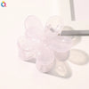 women's fashion flower plastic handmade hair claws