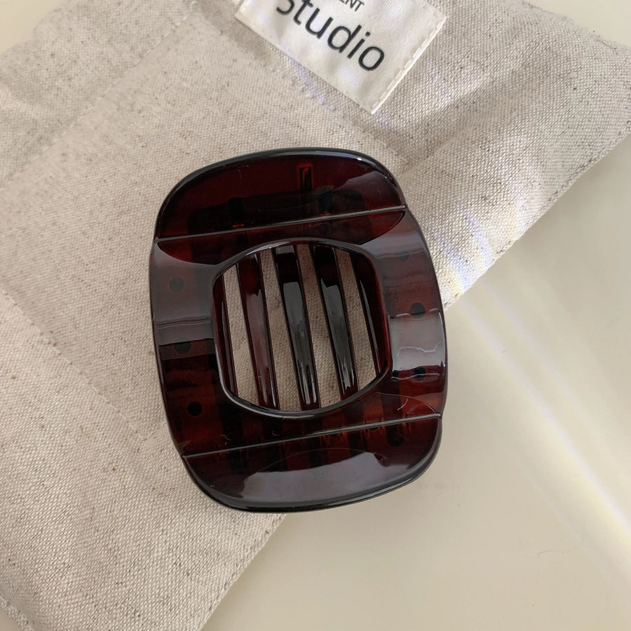 Retro Hawksbill Barrettes Women's Back Head Grip 2024 New Hair Pin High Sense Shark Clip Loose Clip Hairware