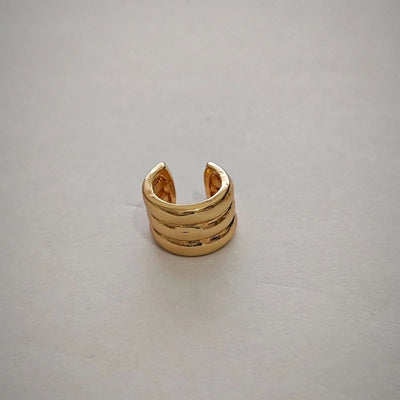 1 Piece IG Style Simple Style Geometric Plating Copper Ear Cuffs