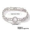 Copper K Gold Plated Inlay Water Droplets Zircon Bracelets