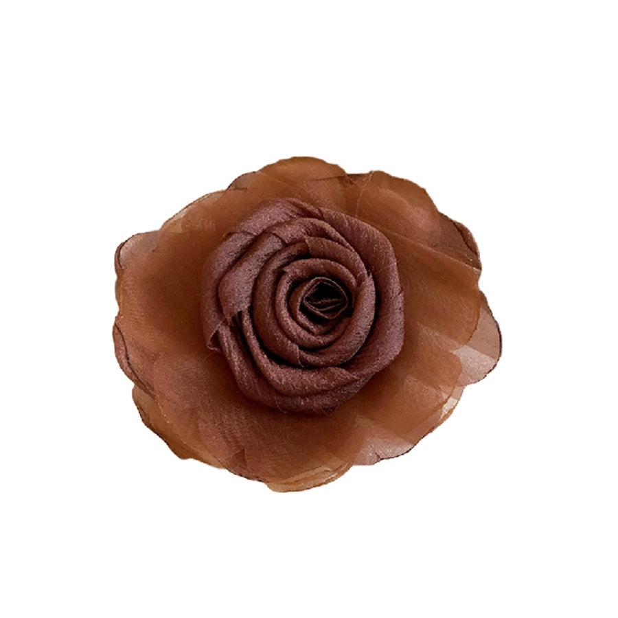 Women's Simple Style Classic Style Flower Cloth Hair Clip
