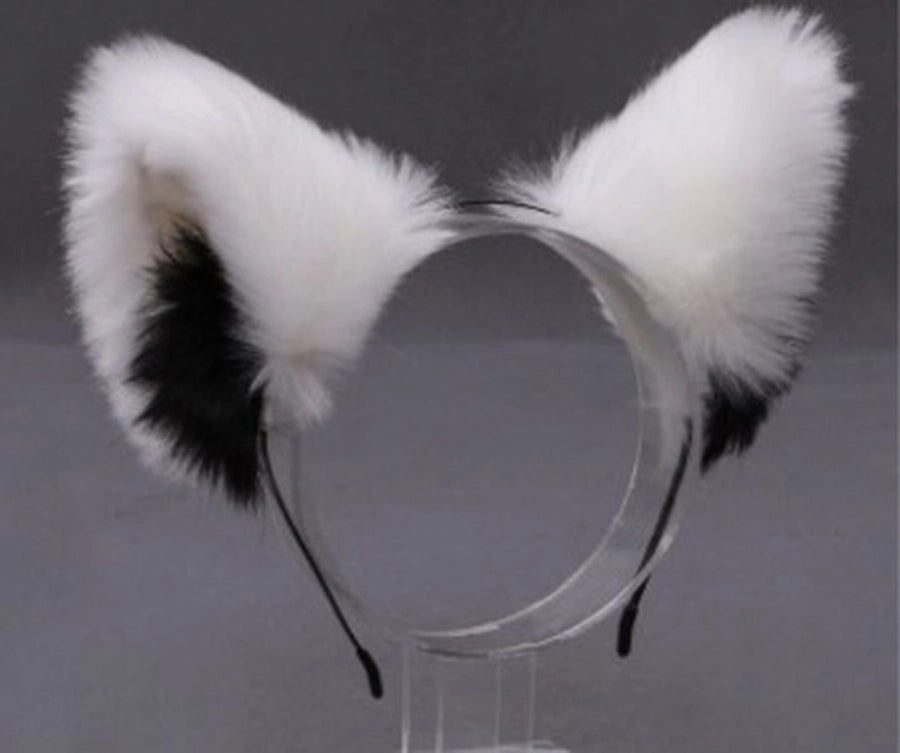 Women's Cute Ear Plush Handmade Hair Band