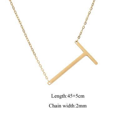 Jewelry Elegant Simple Style Classic Style Letter 201 Stainless Steel 304 Stainless Steel Pendant Necklace