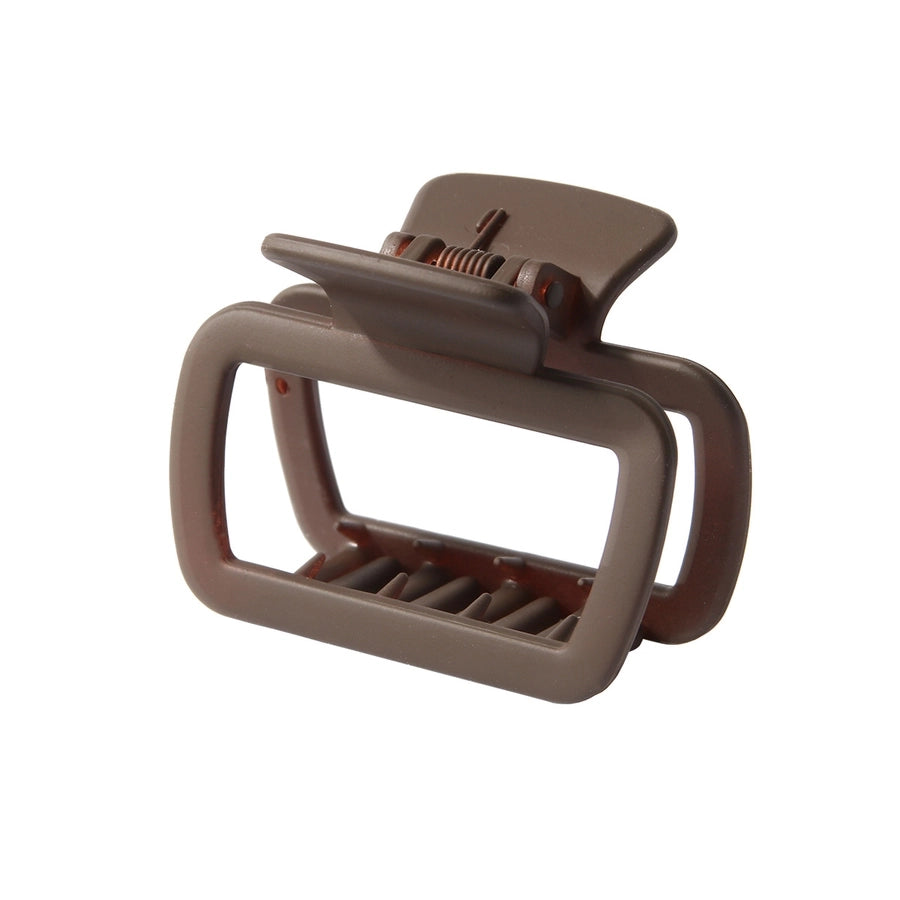 New Arrival Square Grip Spring/Summer Cream Color Shark Clip Female Back Head Updo Hair Clip