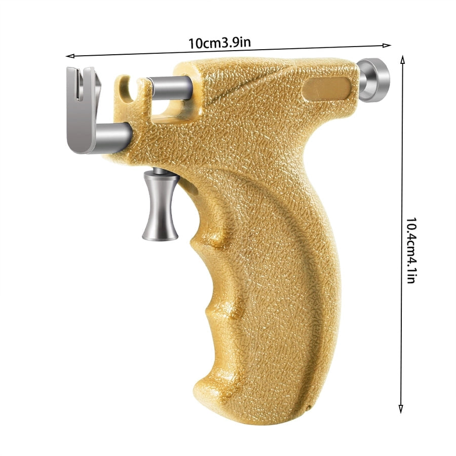 1 Piece Casual Classic Style Solid Color Plating 304 Stainless Steel Zircon 24K Gold Plated Stainless Steel Earrings