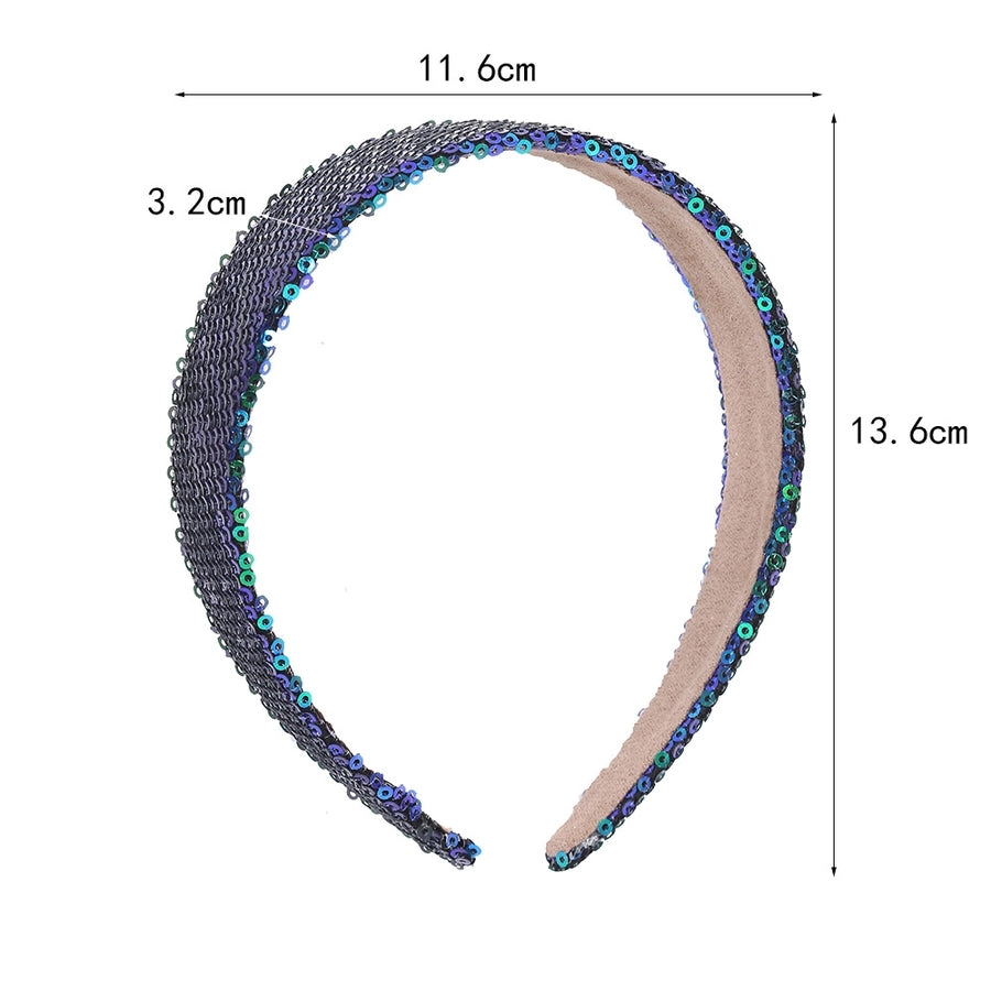 Women's Lady Solid Color Plastic Resin Stoving Varnish Hair Band