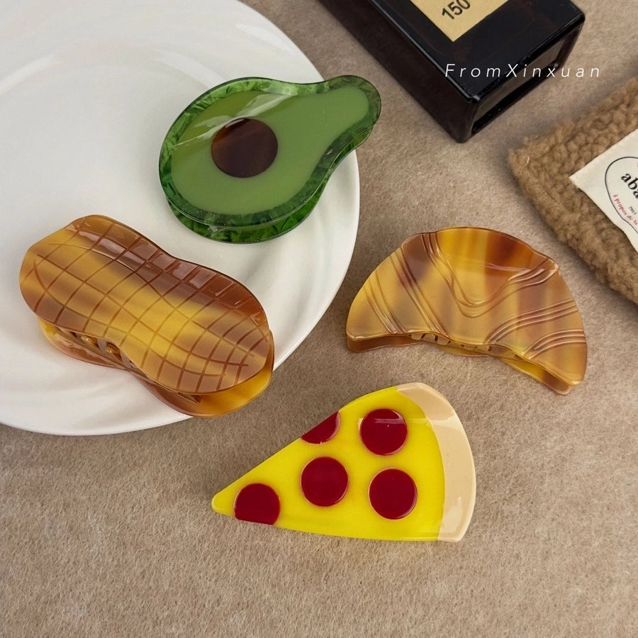 Women's Cute Geometric Acetic acid sheets Hair Claws