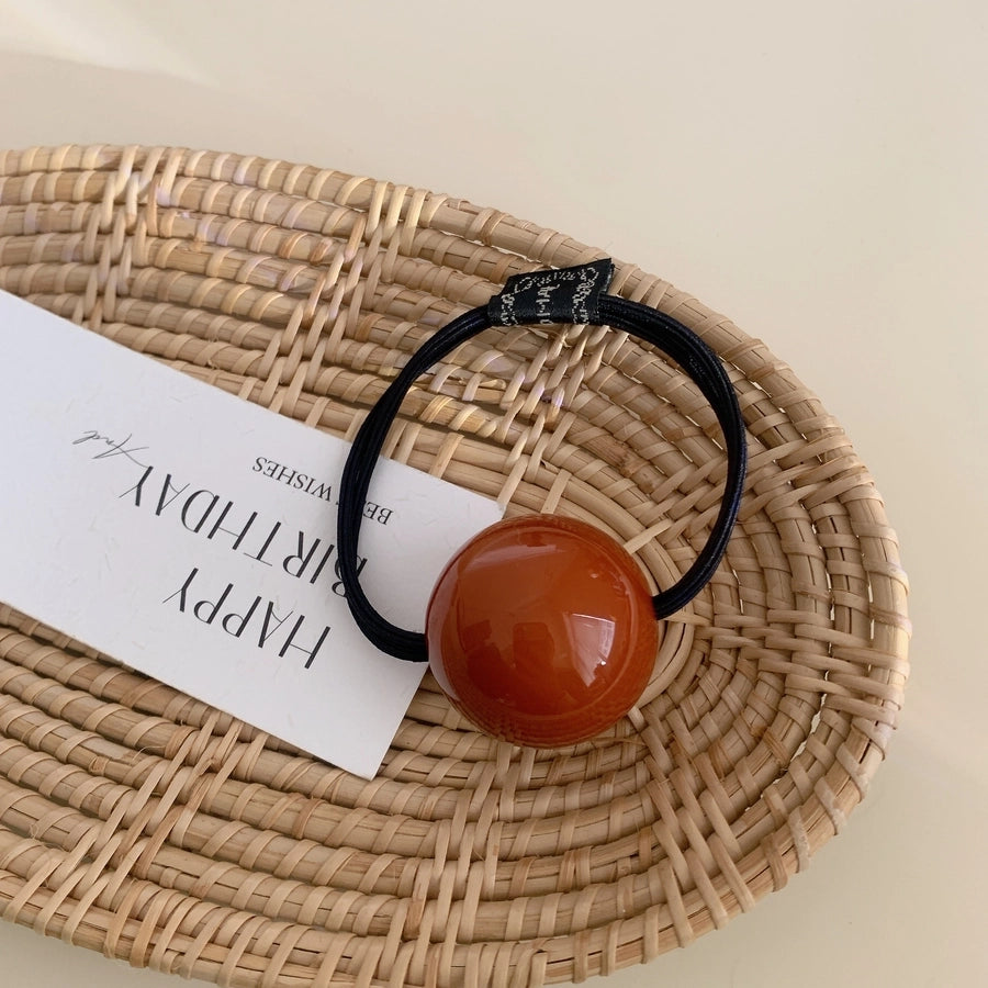 Women's Simple Style Classic Style Solid Color Plastic Hair Tie