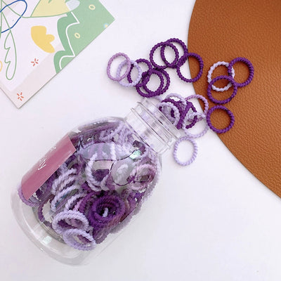 Girl'S Simple Style Classic Style Solid Color Cloth Contrast Collar Hair Tie