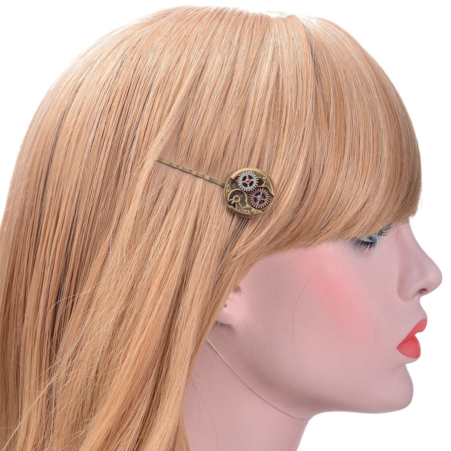 Women's Retro Gear Alloy Hair Clip