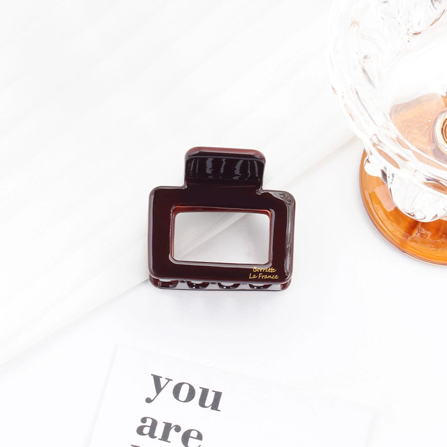 Women's Lady Geometric Plastic Hair Claws