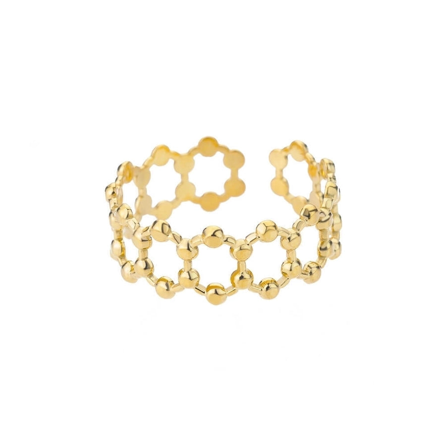 Jewelry Elegant Geometric Simple Titanium Steel Open Rings