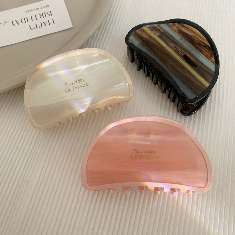 Women's Simple Style Commute Solid Color Acetic acid sheets Hair Claws