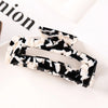 simple style color block acetic acid sheets carving hair claws 1 piece