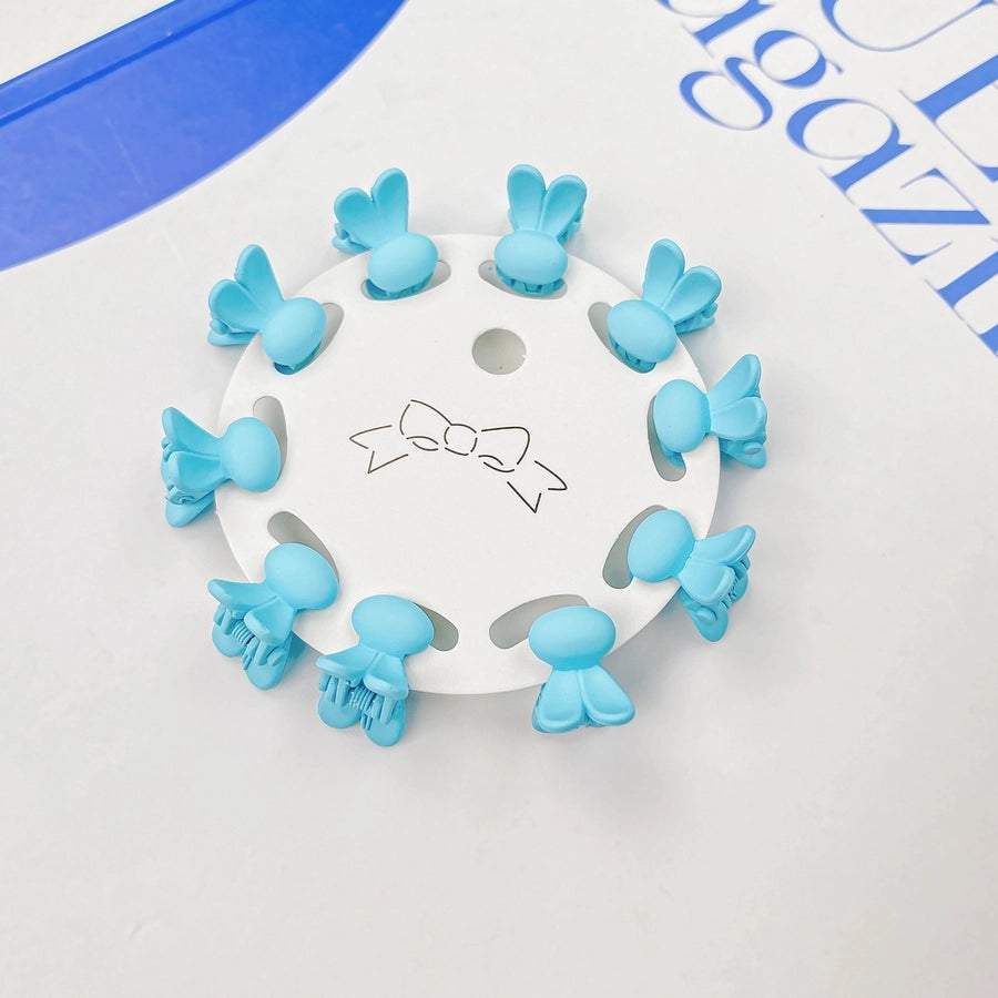 basic star flower plastic handmade hair claws