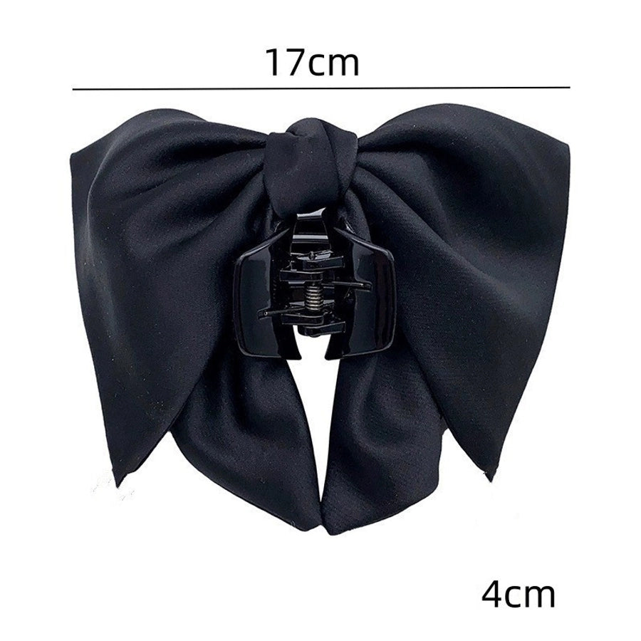 Women's Simple Style Bow Knot Cloth Hair Claws
