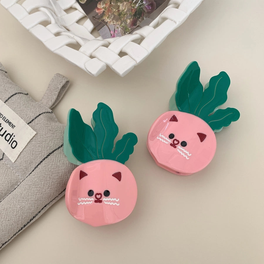 Women's Cute Carrot Acetic acid sheets Hair Claws