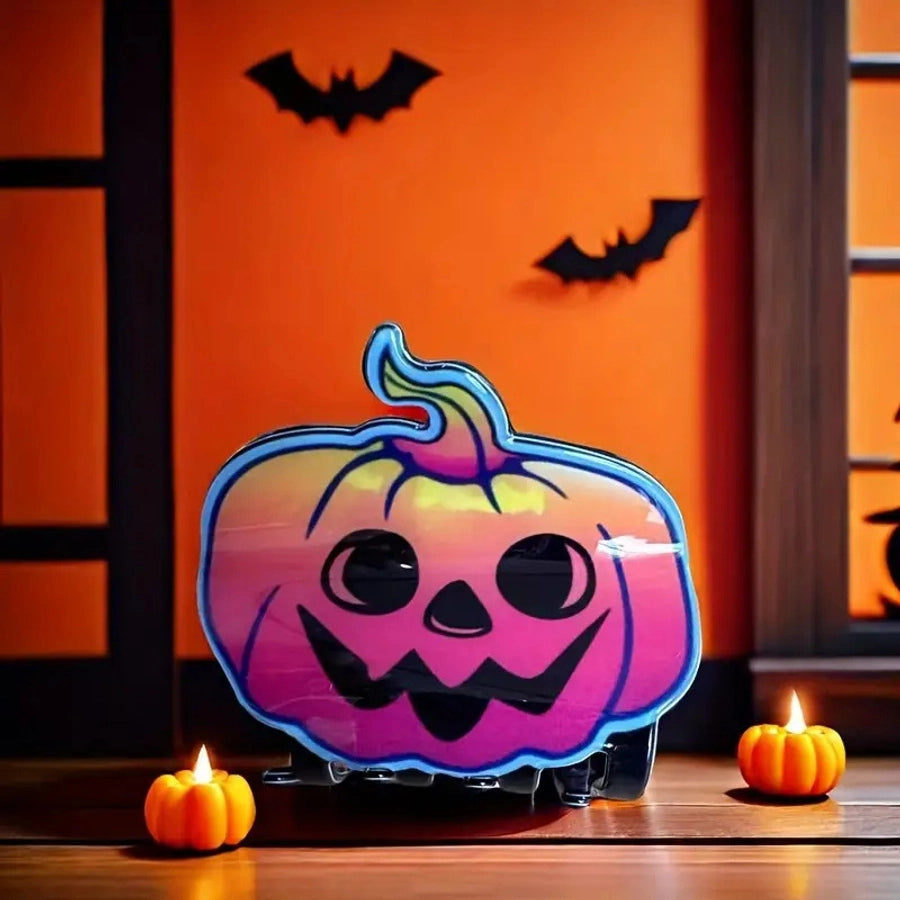 Halloween Hip-Hop Retro Funny Pumpkin PVC Holiday Daily