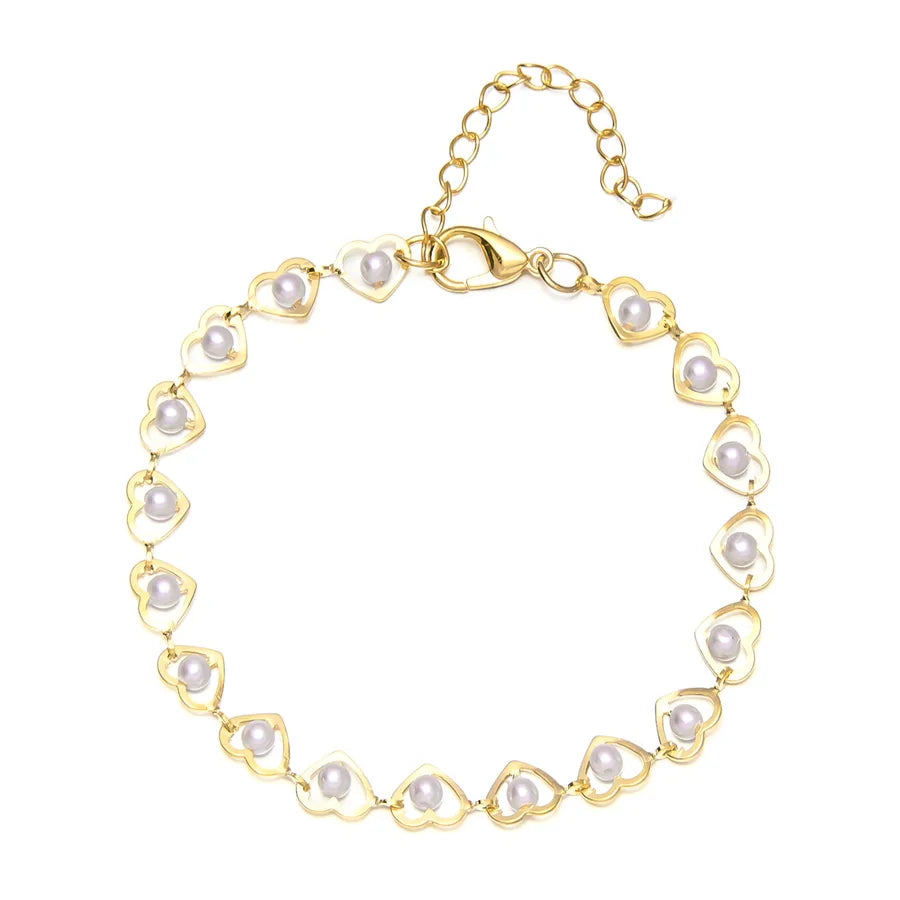 Simple Style Classic Style Flower Alloy Copper Wholesale Bracelets