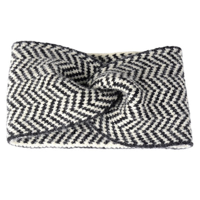 Women's Casual Simple Style Stripe yarn Rib-Knit Hair Band