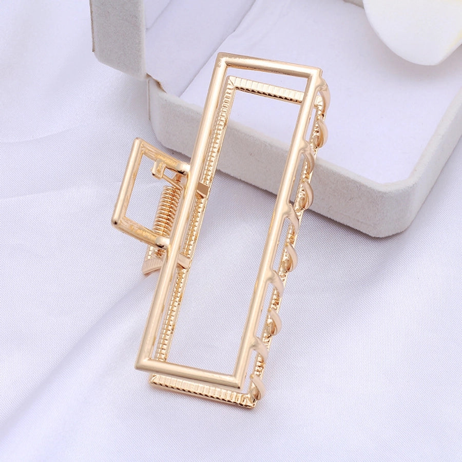 Women's net red hair clip large plate alloy grip women's back head butterfly shark clip hairpin