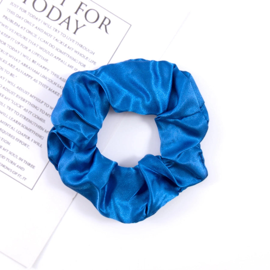 simple style solid color cloth hair tie