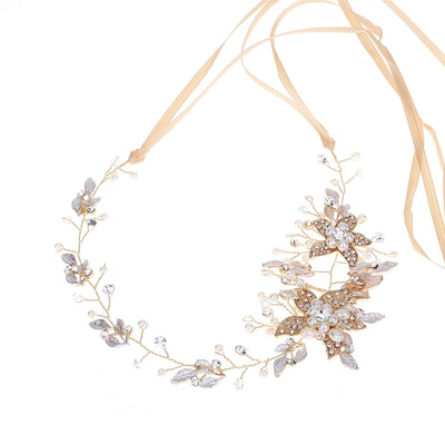 bridal headwear rhinestone alloy handmade hairband headwear