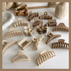 new milk tea coffee color clip elegant temperament hairpin simple hair accessories