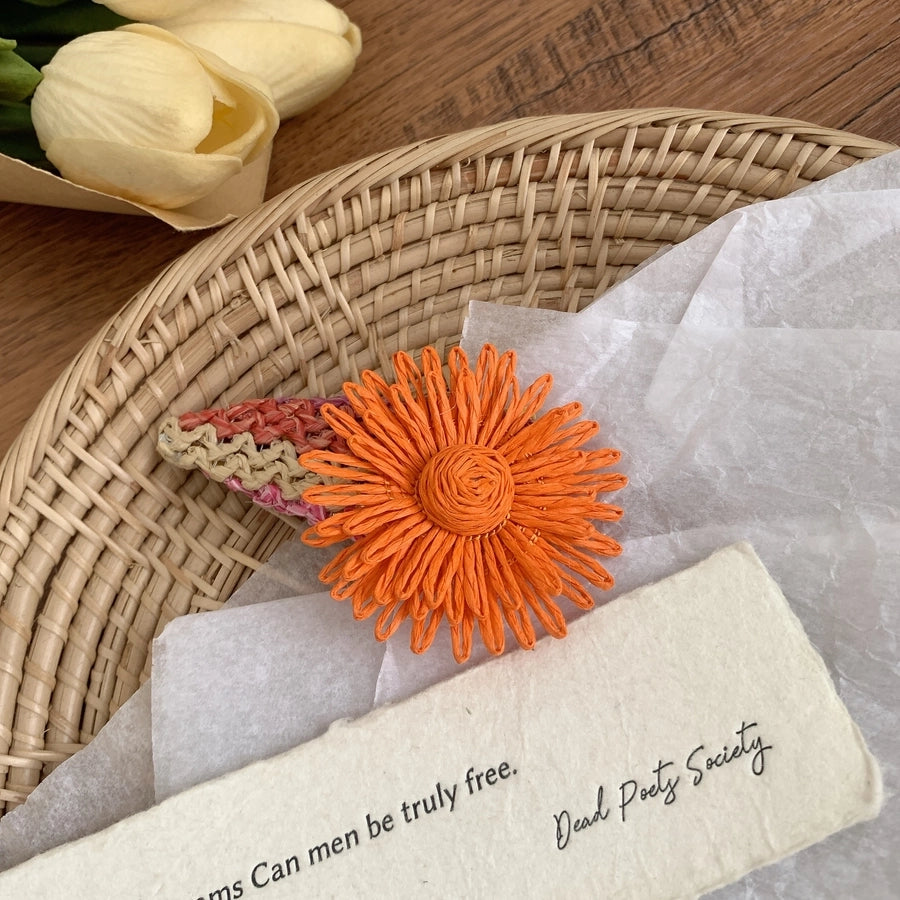 Women's Streetwear Floral Alloy Hair Clip