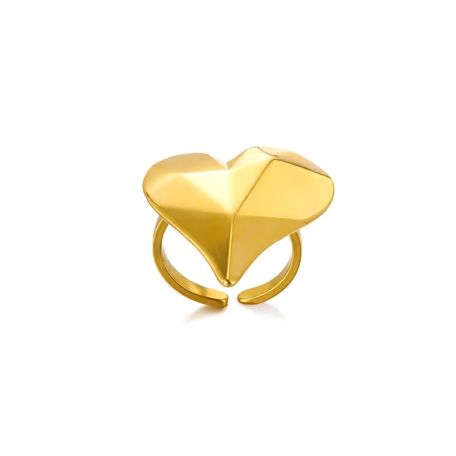 Jewelry Romantic Simple Style Solid Color Heart Shape 304 Stainless Steel Stainless Steel Jewelry Sets