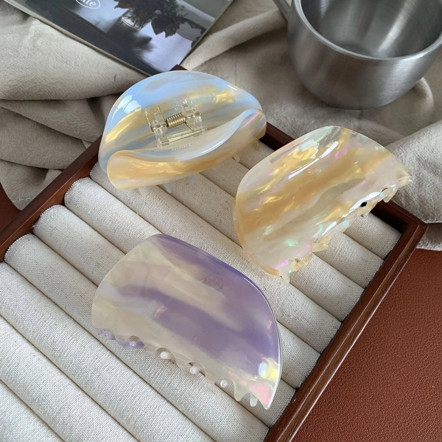 Women's Casual Elegant Streetwear Geometric Acetic acid sheets Hair Claws