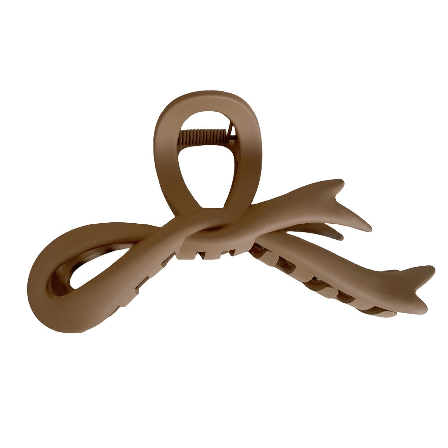 simple style bow knot plastic hair claws