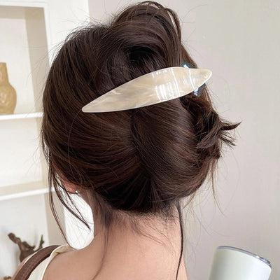 Women's Modern Style Classic Style Geometric Solid Color Arylic Hair Clip