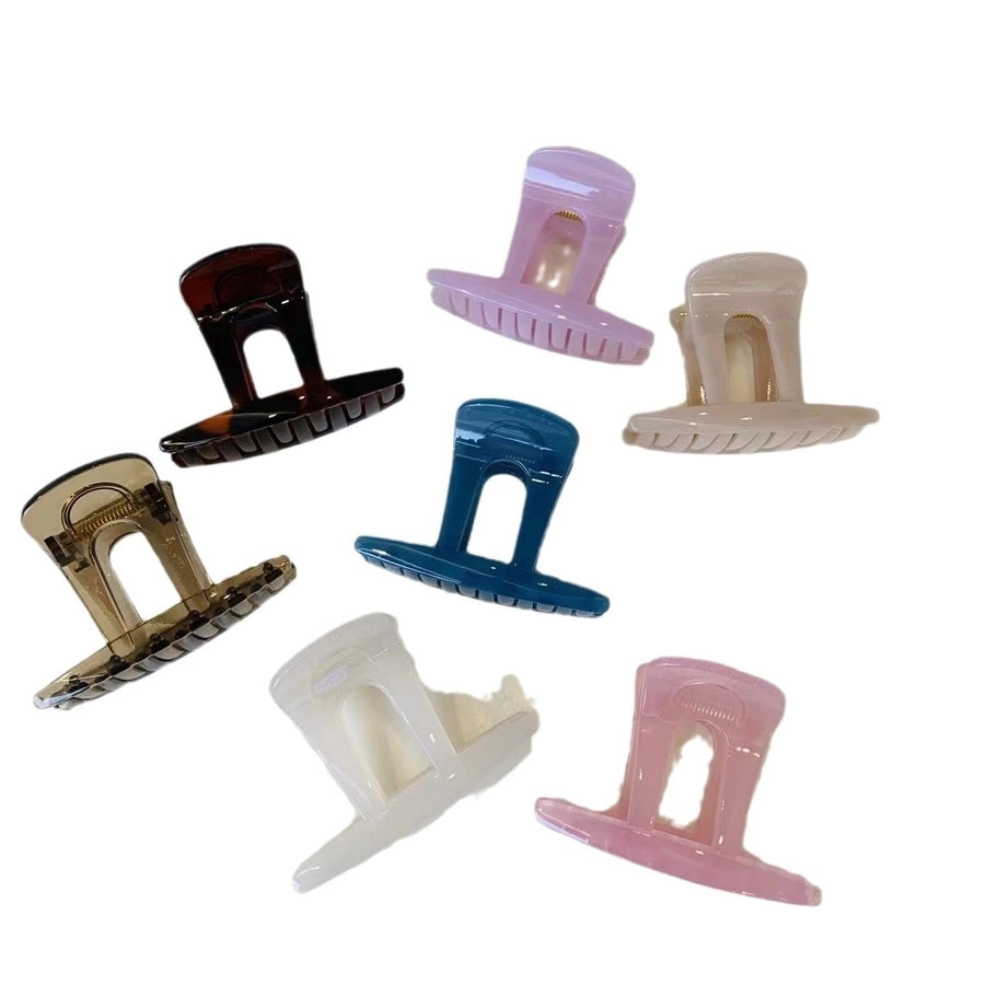 Women's Simple Style Top Hat Solid Color Plastic Hair Claws