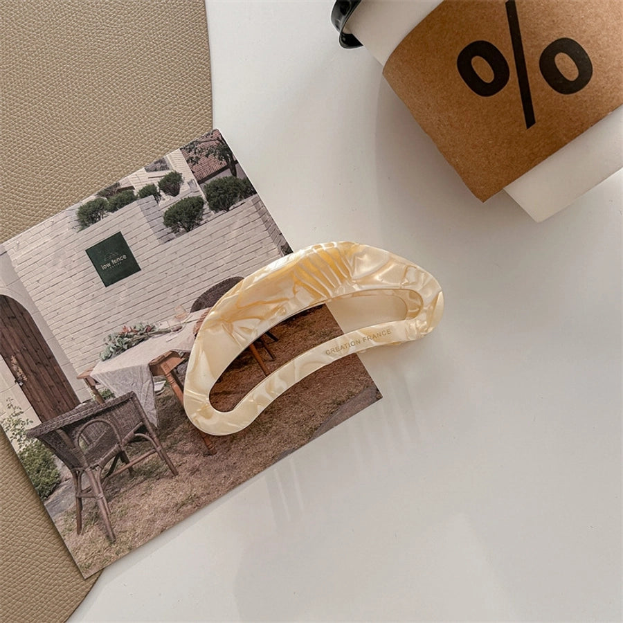 classic style color block acetic acid sheets hair claws