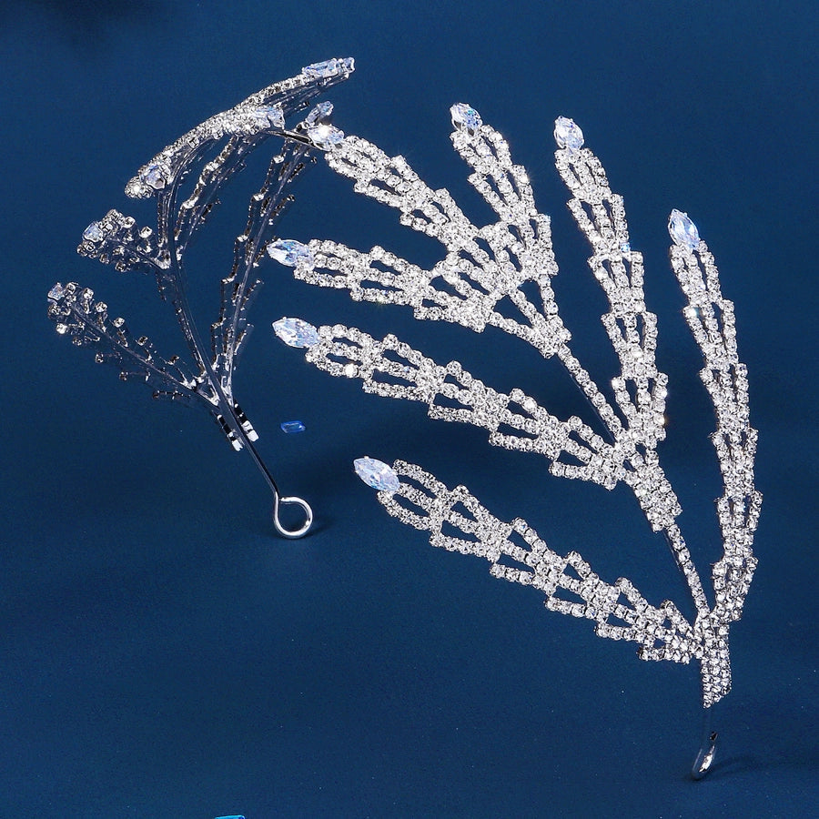 Women's Exaggerated Shiny Geometric Rhinestone Inlay Rhinestones Hair Band