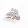 commute korean style solid color arylic hair claws