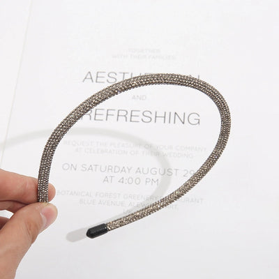 fashion geometric rhinestone hair band 1 piece