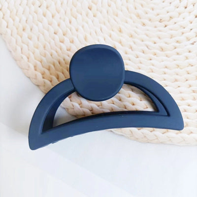 Milk Tea Color Grab Clip  Girl's Hair Grab Head Shark Clip Summer Hair Clip Hair Accessories