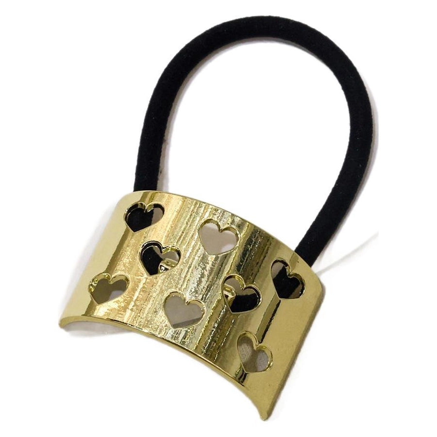 Women's Simple Style Star Heart Shape Solid Color Alloy Plating Hollow Out Hair Tie