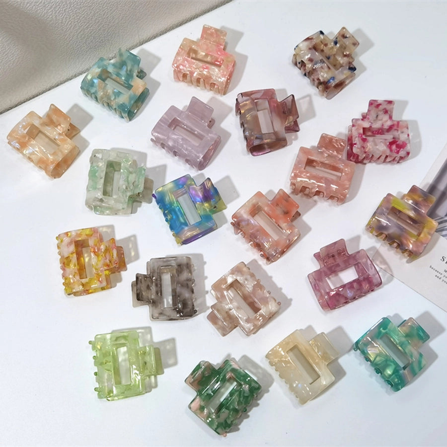 fashion geometric acetic acid sheets stoving varnish hair claws 1 piece