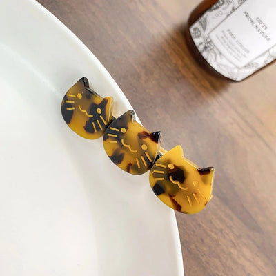 Women's Cute Cat Acetic acid sheets Hair Clip