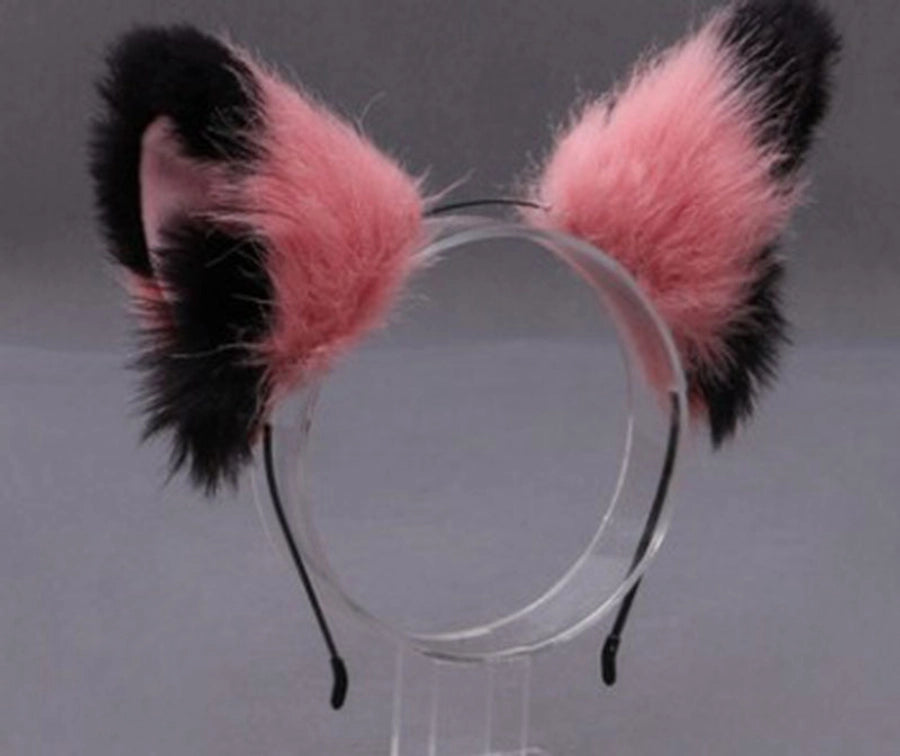 Women's Cute Ear Plush Handmade Hair Band