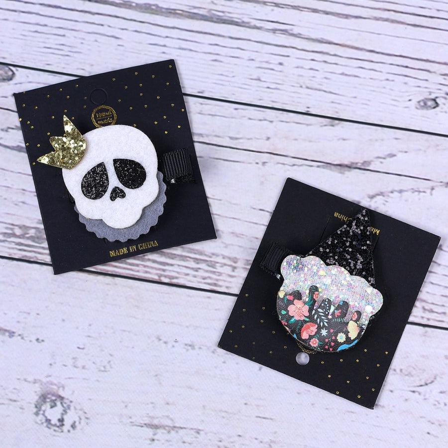 Halloween Cute Kid'S ghost Skull Hair Clip