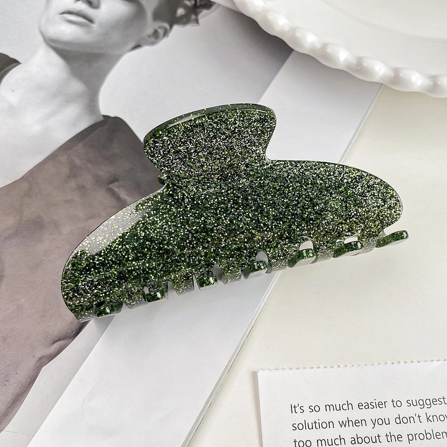 Women's Sweet Solid Color Arylic Hair Claws