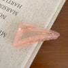 Women's Sweet Korean Style Triangle Plastic Handmade Hair Claws