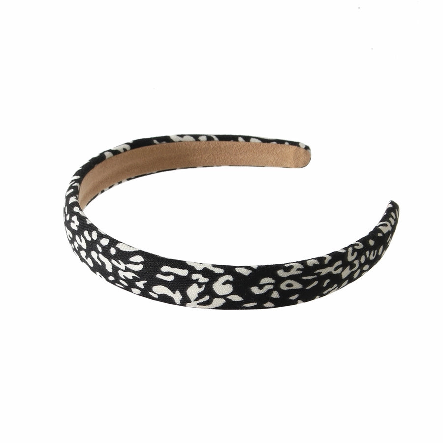 Guanyang  Zebra Print Leopard Print Headband  Retro Sponge Face Washing Pressure Hairband Simple Fashion Headband Hair Accessories